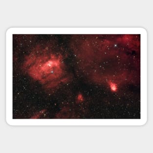 Deep space object Bubble Nebula (NGC 7635) Sticker